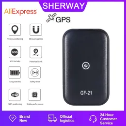 الملحقات GF21 4G MINI GPS Safety Safety Properable Locator Locator Automatic Alarmy Motorcycle GPS Car Antilost locator الدقة