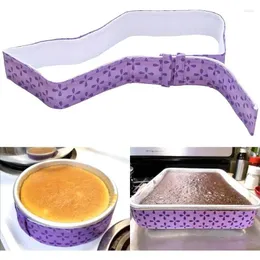 Bakeware Tools Even Baking Pan Strip 4pcs Cotton Cloth For Cake Heat Insulation To Prevent Crowning