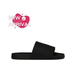 Designer Slippers de luxo com logotipo 2024 Summer Open Toe Round Head Chead Cool Men Crov