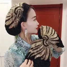 Capite di turbante con cofano musulmano cottura musulmana testa femminile avvolgimento di turbante per turbante Mujer Accessori per copricapi di moda 240416