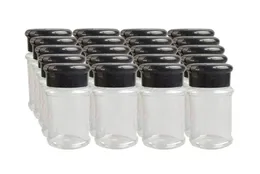 Банки для хранения банки 20pcsset 100ml Spice Sale Shakers Shakers Black Cassing Ban Ban Buit