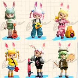 Bonnie Blind Box Movable Joint Body Rabbit Doll Cute Elf Ob11 1/12 Bjd Character Anime Model Surprise Gift Toy Girls 240422