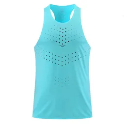 Athletics Tank Top Running Vests Speed ​​Sports Fitness Shirts Guys ärmlösa herrkvinnor Kläder Athlete Track Field Singlet 240416