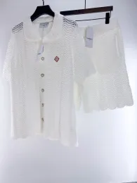 Tshirt Polo Shirt Tracksuit Men Casa blanca t koszule męskie designerka designerka knitwear letni męskie koszule casablanc koszula