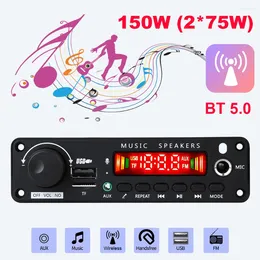 Audio Module DC 8V-26V Bluetooth-Compatible 5.0 Radio Wireless FM Receiver TF USB MP3 WMA Board With Remote