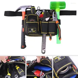 Bolsas de armazenamento Tool Tool Hardware Bag Kits de reparo Zipper Organizador Ferramentas elétricas Pacote de cintura Eletricistas