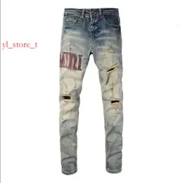 Jeans de designer jeans roxo jeanshigh moda moda calça reta Marca roxa masculina Robin Rock Revival Crystal Rivet jeans calças de jeans roxo Mulher 8741