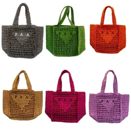 Bolsa de designer de vendas a quente verão praia tecida de jangada de jangada bolsa de bolsa feminina bolsa bolsa de cosméticos bolsa de luxo feminino