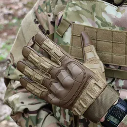 Tactical Gloves Camouflage Outdoor Riding Gloves Air Gun Shooting Combat Non-slip Wear-resistant Gloves Protective Equipment 240424