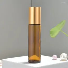 Lagringsflaskor 10 ml avancerad parfymglas Essential Oil Bottle Travel Portable Tom Roll-On Mini Prov Packing Container