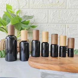 Storage Bottles 5Pcs 5ml 10ml 15ml 20ml 30ml 50ml 100ml Empty Perfume Essential Oil Glass Cosmetics Travel Roll On Bottle With Steel Roller