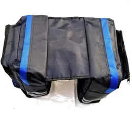 Depolama Çantaları 2 PCS Bisiklet Arka Raf Çantası Dağ Bisiklet İki Paketli Çift Tuzlu Eyer