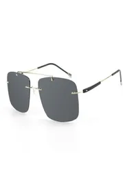 Fashion Designer Sports solglasögon för män Kvinnor Rimless Frame för att köra Fishing Golf Surf Driving Rectangular Polarized TI4409238