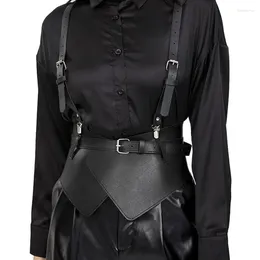 Belts Women Steampunk Underbust Corset Lift Up Nightclub Shirt Bondage Belt