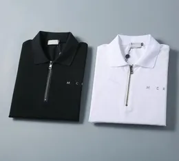 2024Summer classic logo t-shirt designer men's short sleeved polo shirt trend