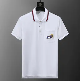 Summer New Men's Polos T-shirts Itália Designer de luxo camisetas camisetas casuais camisetas polos bordados logotipo k11