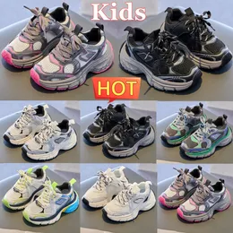 Toddlers Kinderschuhe Jungen Mädchen laufen Sneakers Designer Marke Black Trainer Pink White Green Children Mädchen Sneaker Größe 26 -37 i69n#