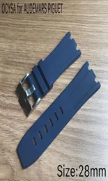 Apple Band Watch Straps Aksesuarları Kraliyet Kauçuk Kayış Pam Bantları için 28mm 22mm Watchband6626247