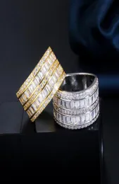 Designer Ring Jewelry Bride Wedding 17 Disegni Love Silver Gold White AAA Cubic Zirconia taglia 69 Engagemen messicani sudamericani1711275