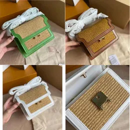 ブランドデザイナー編組メッセンジャー高品質のファッション刺繍レターレディースジョーカーシンプルな女性シングルショルダーバッグオリジナル品質