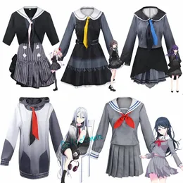 Färgglada scenprojekt Sekai Cosplay Mizuki Mafuyu Kanade Ena Hoshino Ichika JK Uniform Cosplay Costume Wig Halloween Outfit 240426