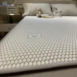 Sängkläder set kylmadrass slät luftkondition hemkomfordrare andningsbar lätt kudde cool känsla fiber hud vänlig matta pad