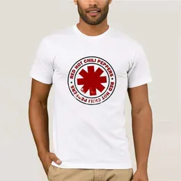 Erkek Tişörtleri 2023 RHCP Rock Band Red Hot Chili Unisex T Shirp Biberler Erkekler İçin Şaşırtıcı Modal Tişörtler Retro Lounge Band Red Sea OP T240425