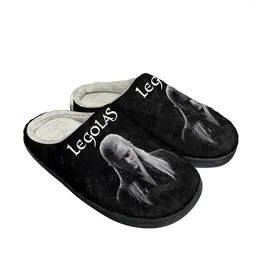 Slippers Legolas Home Cotton Mens Womens Elf Archer Plush Bedroom Casual Keep Warm Shoes Thermal Indoor Slipper Customized Shoe
