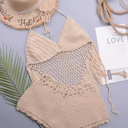 hirigin Women Sexy Crochet Knit Mini Skirt Set Hollow Out Crop Tops Short 2 Piece Outfits Summer Beach Swimsuit Cover Ups 240412