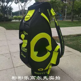 Circle t Nowa torba golfowa Cameron Fluorescencyjna zielona spersonalizowana męska torba profesjonalna Pu Waterproof Torka w kształcie litery T 861