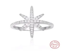 Victoria Ins Gioielli di lusso 925 Sterling Silver Pave White Sapphire Cz Diamond Eternity Ring Gemstones Party Women Wedding Star RI4180801