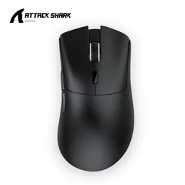 Angriff Shark R1 18000DPI Wireless Maus 1000Hz Trimode Verbindung Paw3111Macro Gaming 240419