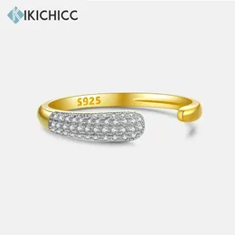 Cluster Rings KIKICHICC Women 925 Sterling Silver Resizable Ring Adjustable 2024 Anniversary Party Fashion Fine Wedding Jewelry