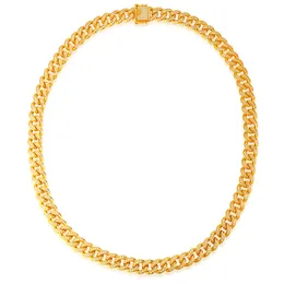 OEM & ODM Fashion Sterling Sier Cuban Link Chain Gold-Plated Micro-Inset Moissanite Necklace Hip Hop Customized Jewelry