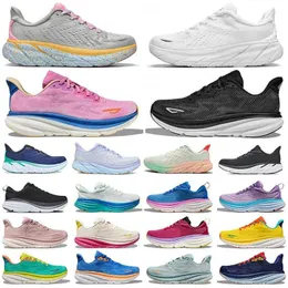 One Mens Running Shoes Bondi Clifton 8 Carbono x 2 âmbar Amarelo Antracite Castlerock Floral Triple Branco Branco Branco Baixo Sports Esportes