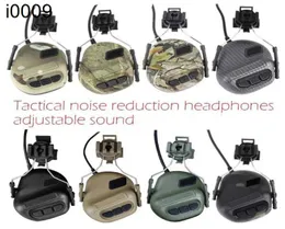 Utomhus Tactical Electronic Shooting Earmuff Anti-Noise hörlurar Ljudförstärkning Hörmhjälmhjälmhadset Tillbehör1230