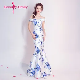 Vestidos de festa estilo clássico de porcelana azul e branca vestido de noite vestido de festa 2024 formatura vestidos de bail