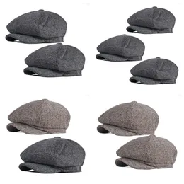 3/2/1 st berets Woolen basker Male British Retro Hat Casual Art Painter Sboy Female Autumn and Winter Original Quality