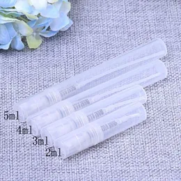 Bottiglie di stoccaggio 50pcs 2ml 3 ml 4 ml 5 ml Mini flacone spray in plastica bottiglia riempibile con atomizzatore riempibile contenitore cosmetici protetti