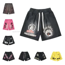 Hellstar Men Fashion Casual Clothing Beach Hellstar Hell Star Graffiti Breathable Mens Designer Swim Running Shorts Sport Short