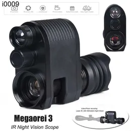 屋外望遠鏡双眼鏡Megaorei 3スコープナイトビジョンデバイス光学HDデジタルイメージングフルカラーデイアンドナイトビジョンハンティングカメラHKD230627