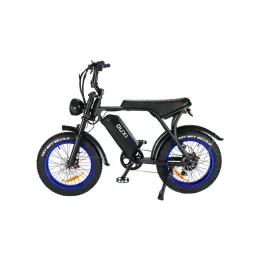 Dropship Netherlands Ready Stock OUXI V8 Bike 250w 25KM/H 20inch Fat Tire E-bike Spoke Wheel Urban Electric Bicycle 2