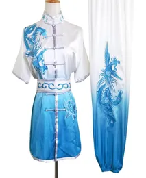 Vestiti cinesi Wushu Abbiti Kungfu Attrezzatura marziale Abito Taolu Outfit Tradizionale Costume di routine Embroider per uomini Ragazzi da donna K4205744