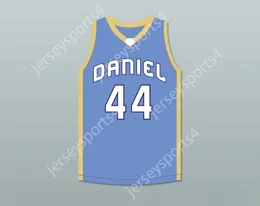 Anpassad Nay Name Mens Youth/Kids DeAndre Hopkins 44 D. W. Daniel High School Lions ljusblå baskettröja med topp Sätt S-6XL