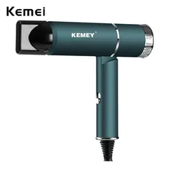 Secador de cabelo kemeei 9825 Máquina de remoção 1000w Secador profissional para secagem rápida Cuidado usado portátil T-FOLD ADIFÍCIO Viagem em casa Q240429