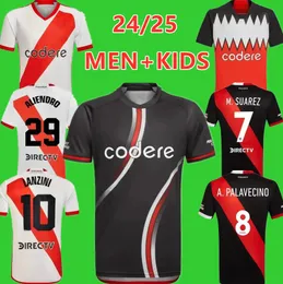 Terceiro 2024 2025 River Plate Soccer Jerseys Men Kit Kit Kids 23 24 25 Camiseta de Futbol de la Cruz Beltran Borja Solari Simon Football Circle Fans Player versão 999