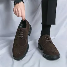 Dress Shoes Dark Gentleman Shose For Men 2024 Original Formal Mens Sneakers Sport Wide Foot Funny Offers