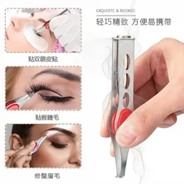 2024 NEW NEW With LED Lamp Clip Eyebrow Tweezers Makeup Beauty Tools Hair Removal Clamp Mini Light Delicate Trimmingfor beauty tool with