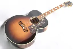 Вдохновлен Custom 1957 SJ200 Vintage Sunburst Up Акустическая гитара