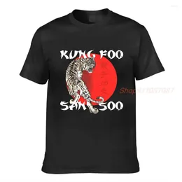 Kvinnors T -skjortor San Soo Tiger Martial Arts Vintage Inspireds Ringerss kinesiska tryck män skjorta kvinnor avslappnad kvinna